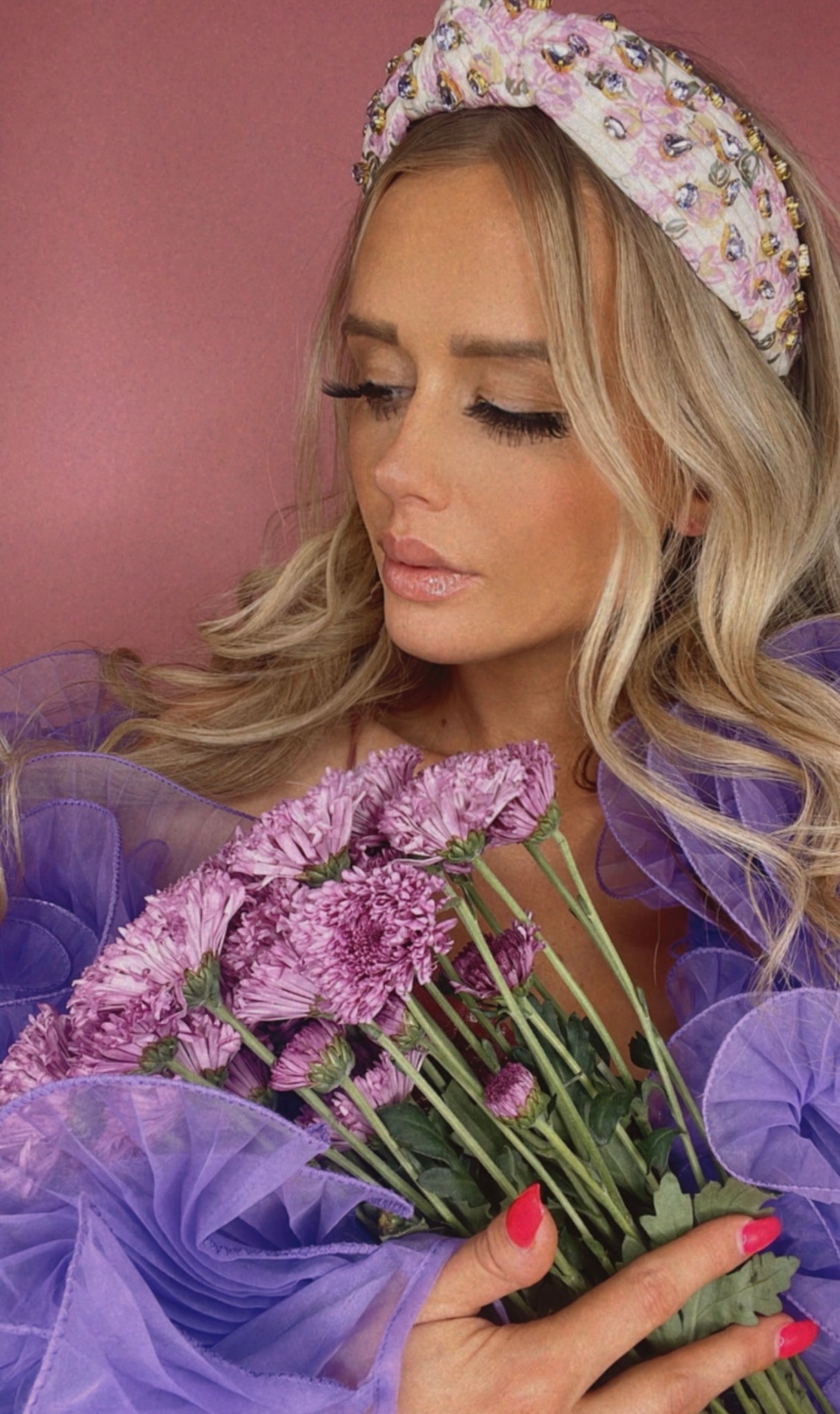 lovely lilac flower crown – hair candy by han