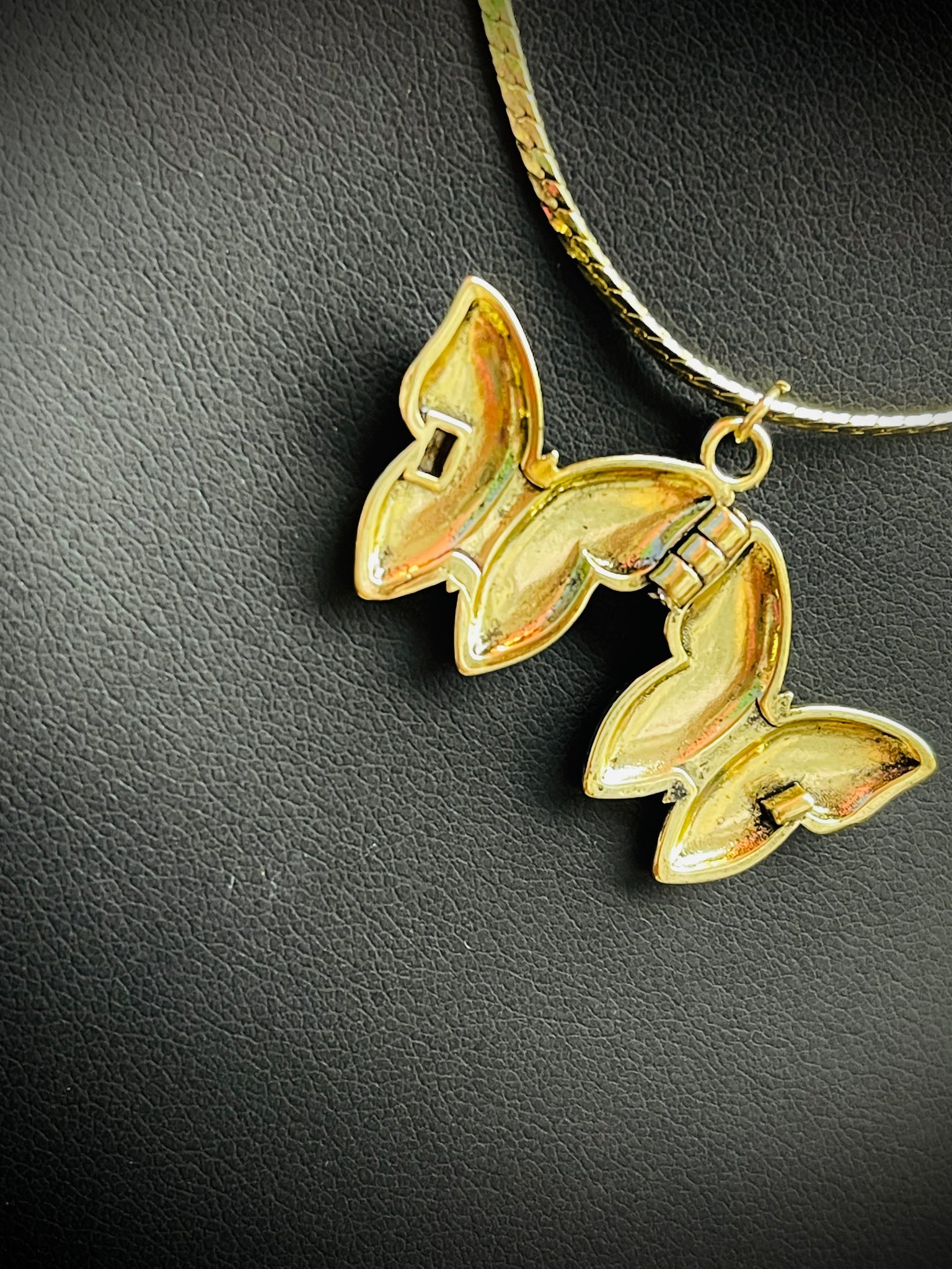 Butterfly Locket Necklace